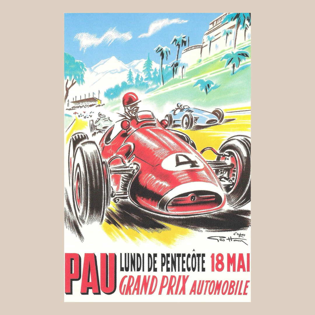 Affiche Grand Prix Pau 1959