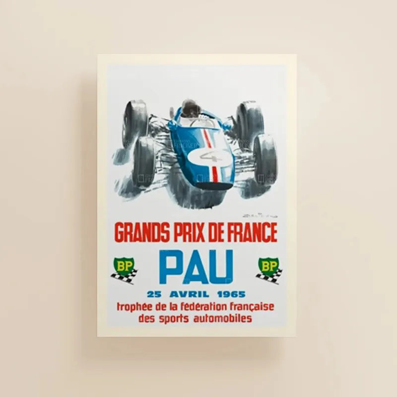 Affiche Pau Grand Prix 1965