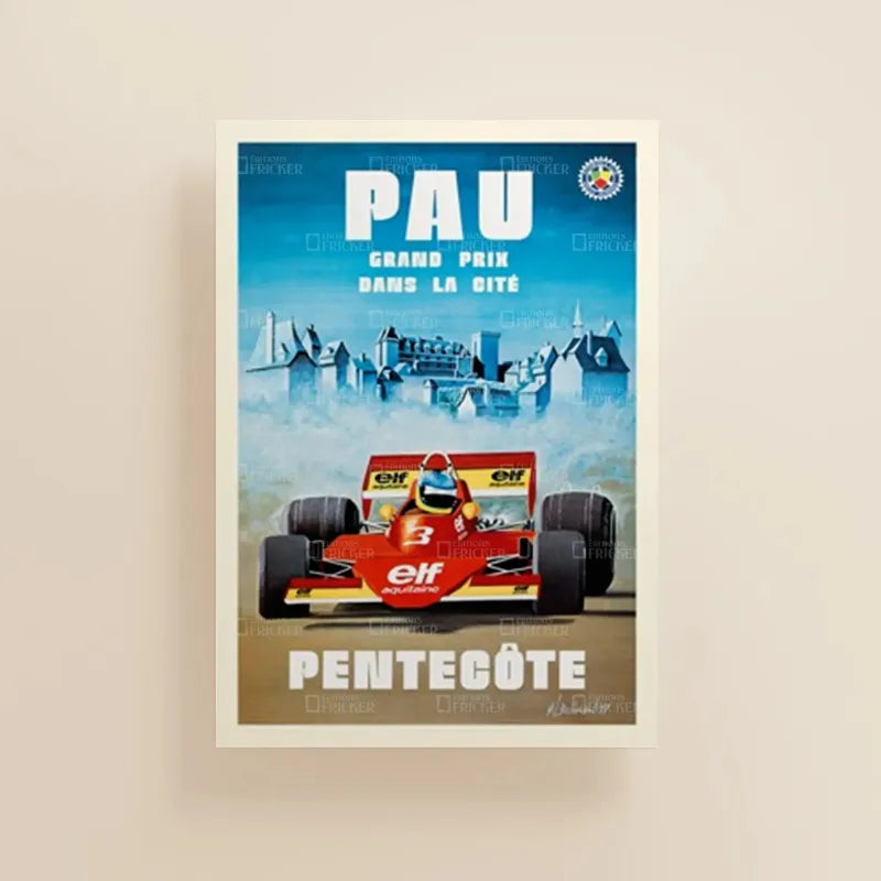 Affiche Pau Grand Prix 1977
