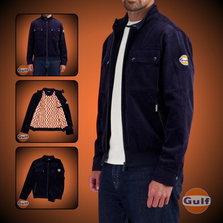 Gulf Veste Velours - Navy