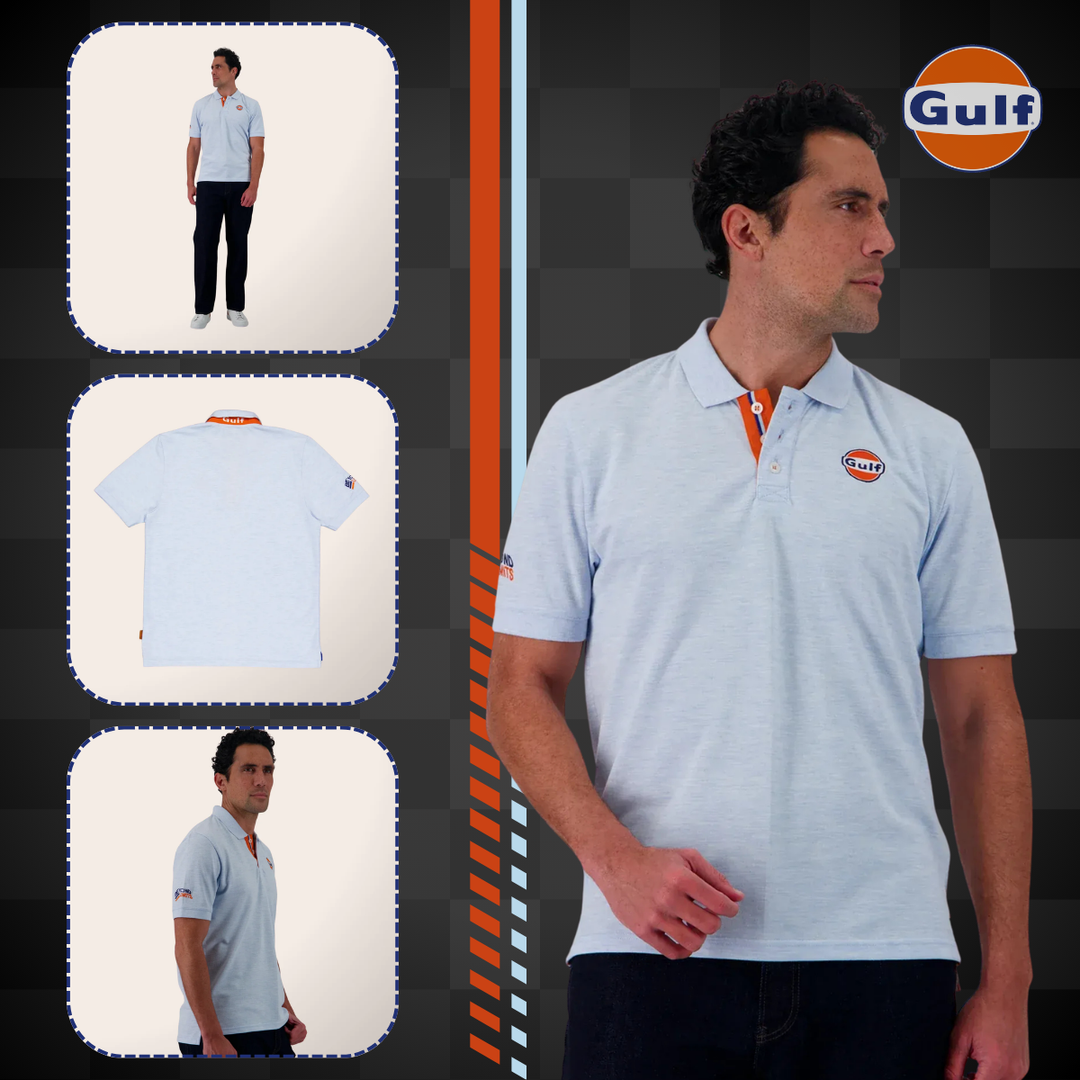 Gulf Polo "Signature" - Gulf Polo "Signature" - Polo signature en piqué 200 g alliant style et confort. Composition 80% coton, 20% polyester.