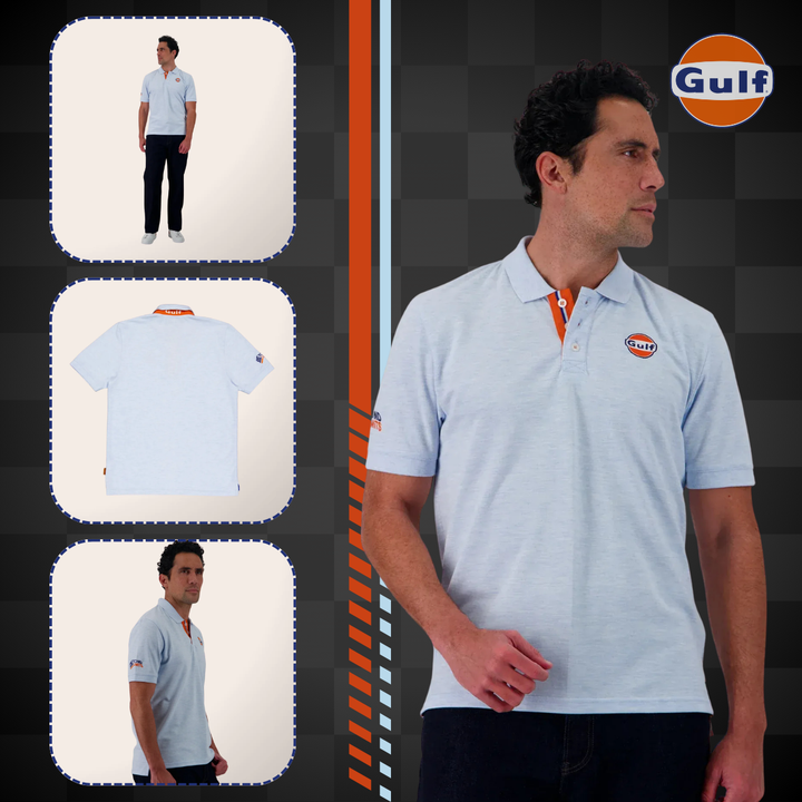 Gulf Polo "Signature" - Gulf Polo "Signature" - Polo signature en piqué 200 g alliant style et confort. Composition 80% coton, 20% polyester.