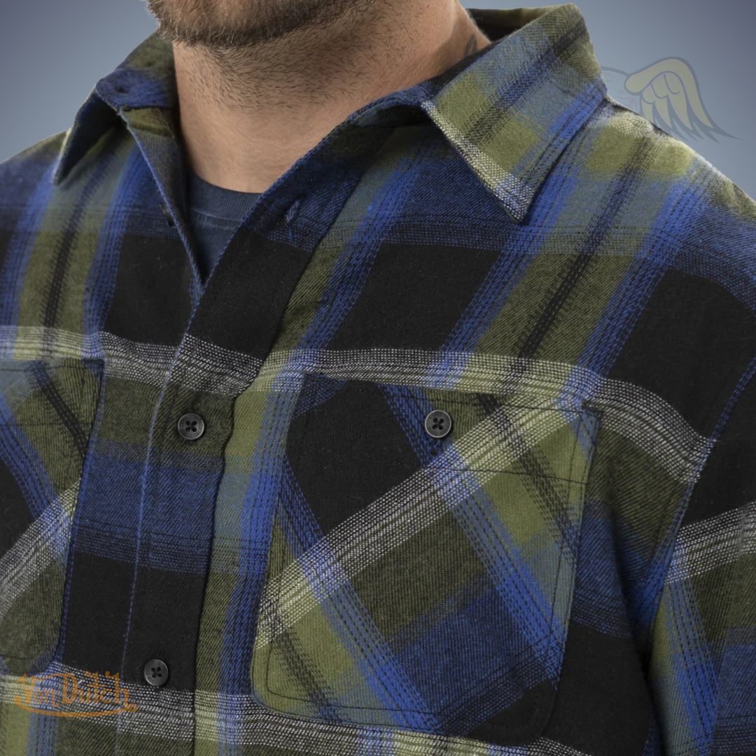 VD Chemise Flanelle "Jack" Kaki