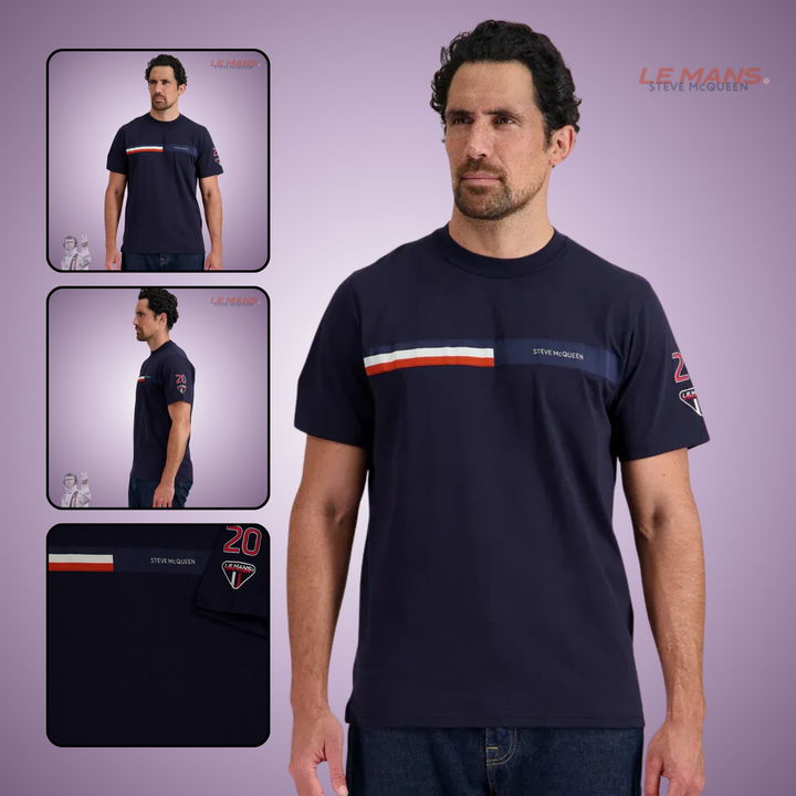 SMQ Tee Shirt "Racing 20" - Navy