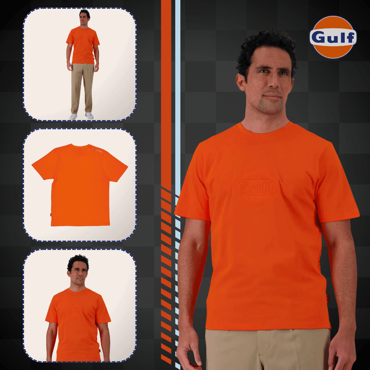 Gulf Tee Shirt "Logo Embosse" - Gulf Tee Shirt "Logo Embosse" - Gulf Tee Shirt "Logo Embosse" Affirmez votre passion avec ce t-shirt Gulf au marquage ton sur ton. - Esprit Pilote