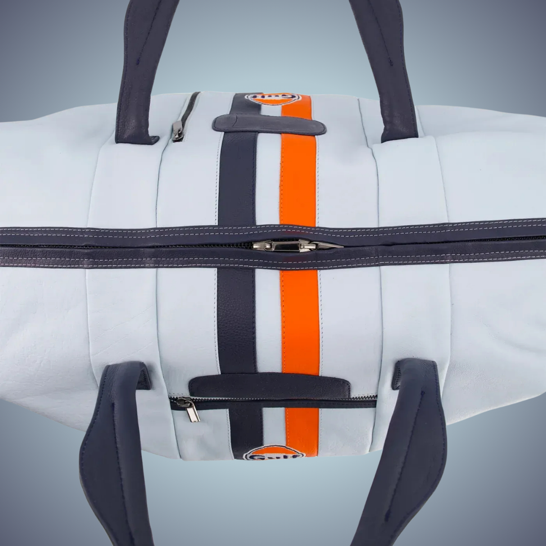 Gulf Sac Cuir "Travel Bag" - Light Blue