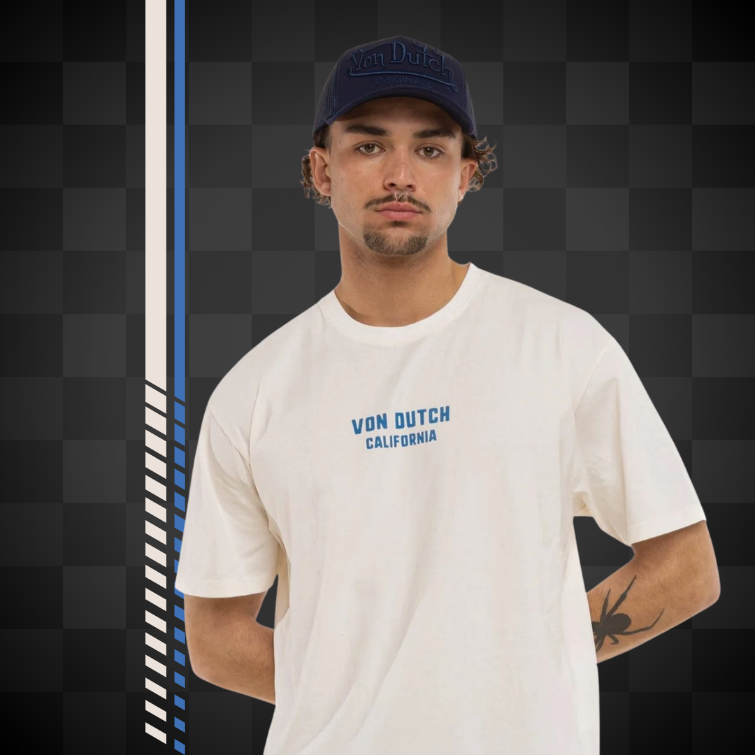 Von Dutch Tee Shirt Oversize "Truck" - Von Dutch Tee Shirt Oversize Truck 100% coton Von Dutch. Coupe oversize confortable pour un style décontracté authentique. - Esprit Pilote