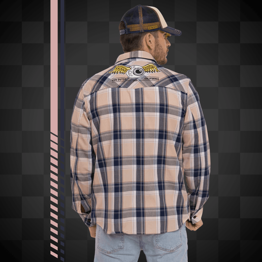 Von Dutch Chemise "Ethan" - Von Dutch Chemise Ethan, un incontournable de votre vestiaire. Confectionnée en 100% coton, elle offre confort et respirabilité tout au long de la journée.