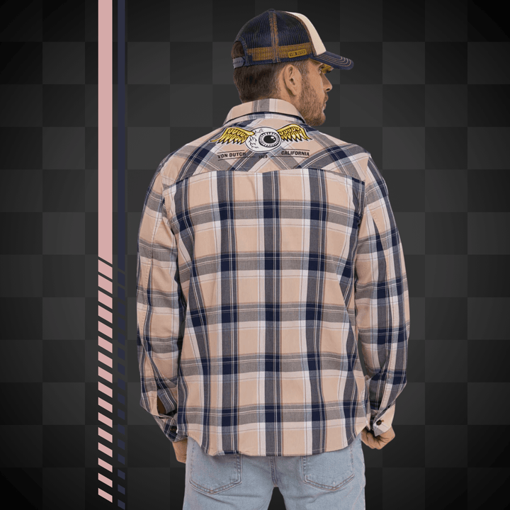 Von Dutch Chemise "Ethan" - Von Dutch Chemise Ethan, un incontournable de votre vestiaire. Confectionnée en 100% coton, elle offre confort et respirabilité tout au long de la journée.