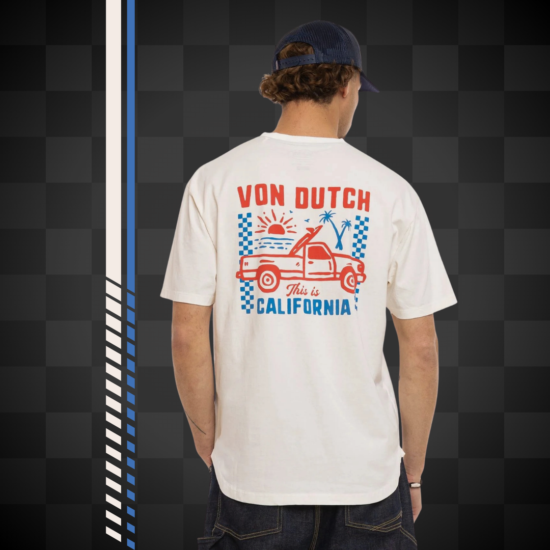 Von Dutch Tee Shirt Oversize "Truck" - Von Dutch Tee Shirt Oversize Truck 100% coton Von Dutch. Coupe oversize confortable pour un style décontracté authentique. - Esprit Pilote