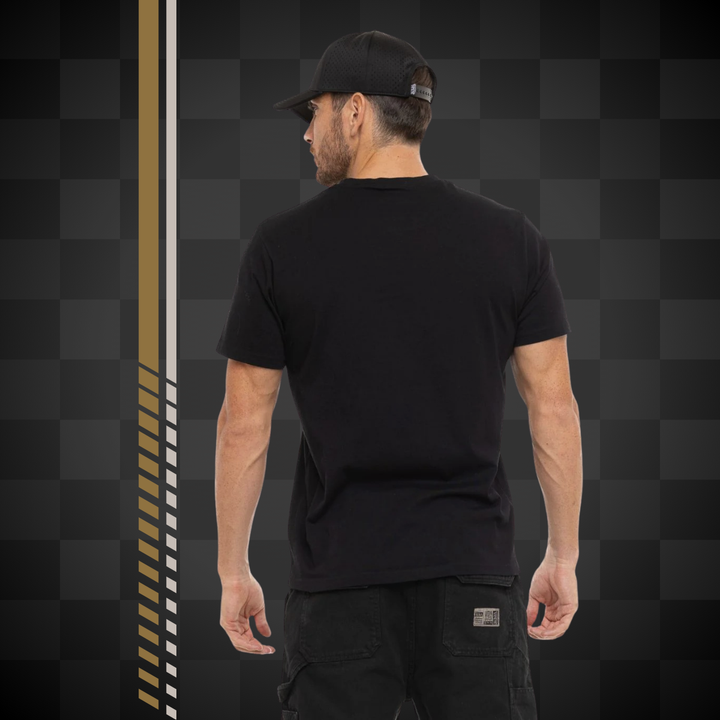 Von Dutch Tee Shirt "City" - Von Dutch Tee Shirt "City" en coton léger. Coupe régulière, manches courtes, col rond. Noir, marron clair, beige. Lavage 30°. - Esprit Pilote