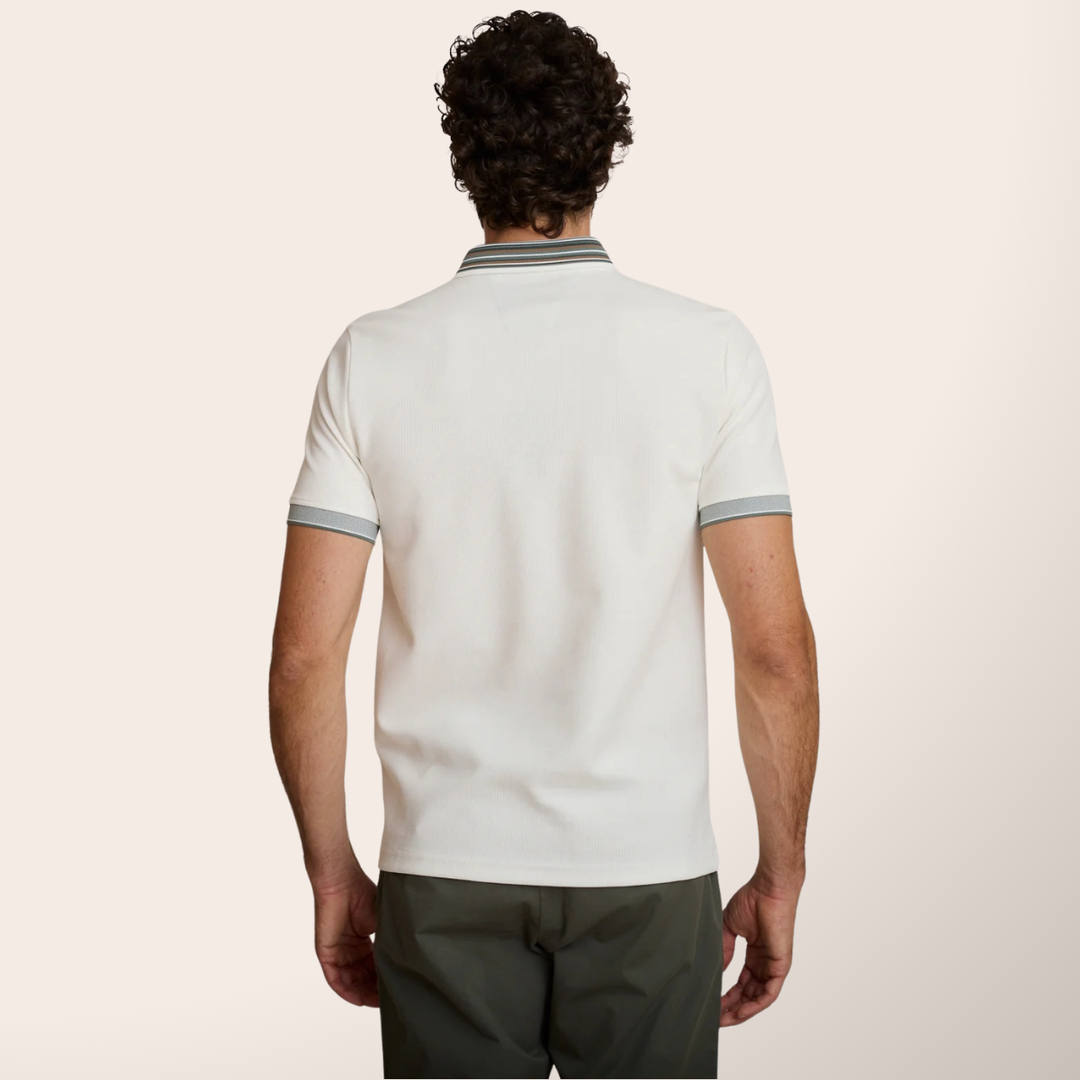 Delahaye Polo Maillé "Lemurzim" - Delahaye Polo Maillé Lemurzim de la collection Gentleman Driver. Confectionné en coton à maille fine, il offre douceur et tenue impeccable. - Esprit Pilote