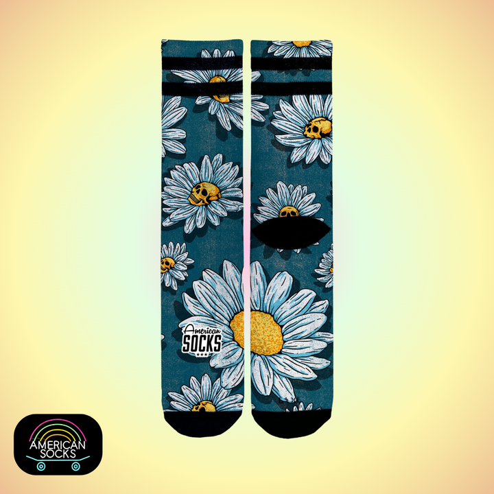 Américan Socks Chaussettes "Daisies" - Mid High