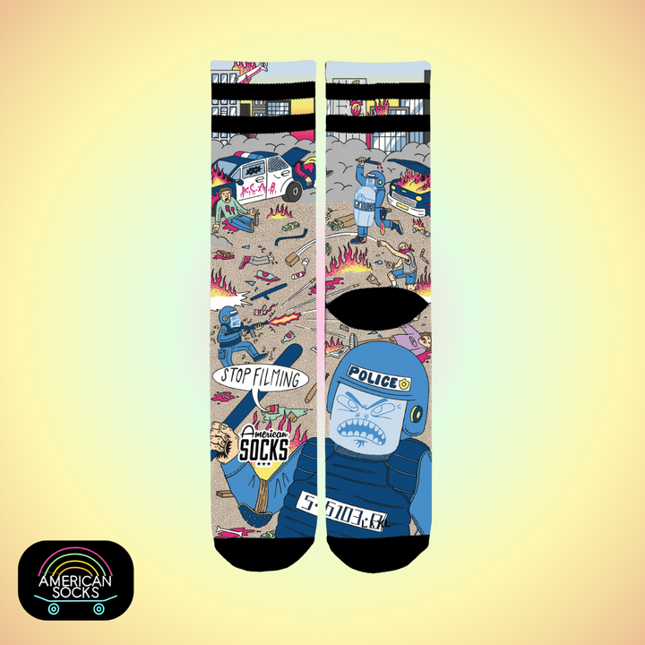 Américan Socks Chaussettes "Mayhem" - Mid High