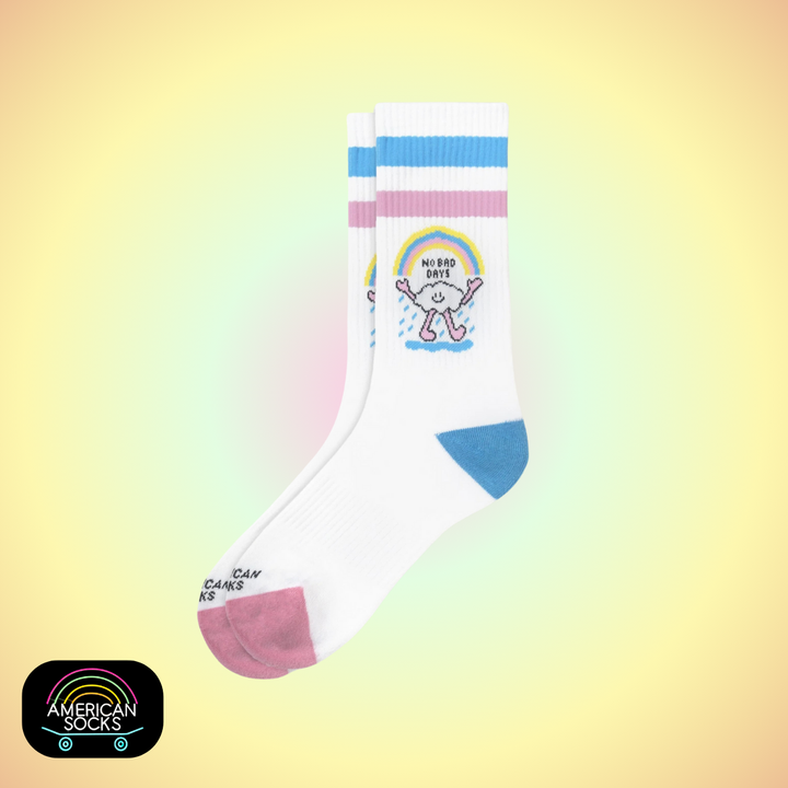 Américan Socks Chaussettes "No Bad Days" - Mid High - Taille Unique