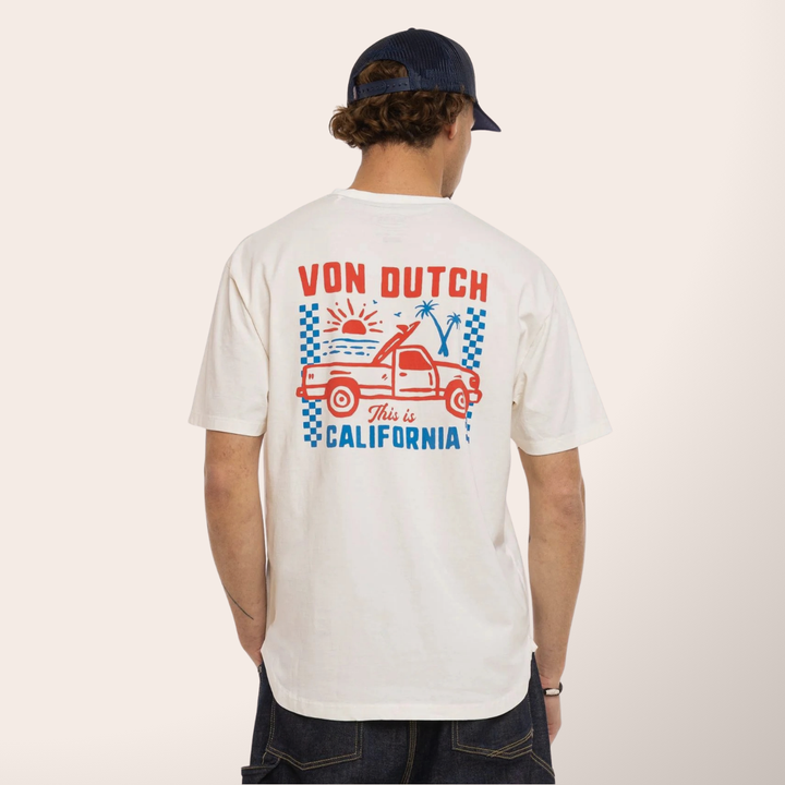 Von Dutch Tee Shirt Oversize "Truck" - Von Dutch Tee Shirt Oversize Truck 100% coton Von Dutch. Coupe oversize confortable pour un style décontracté authentique. - Esprit Pilote