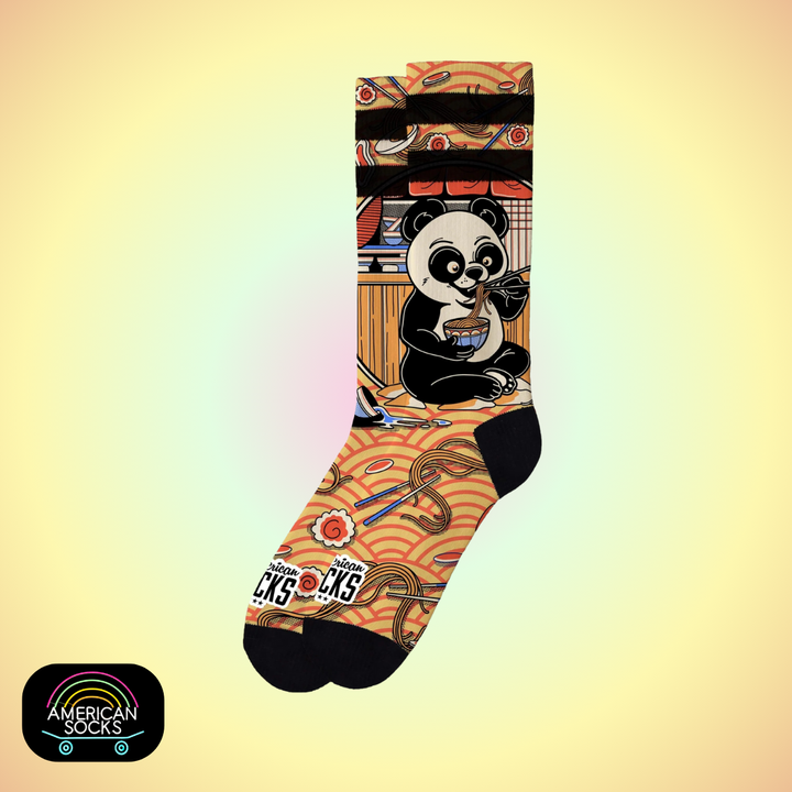 Américan Socks Chaussettes "Panda" - Mid High