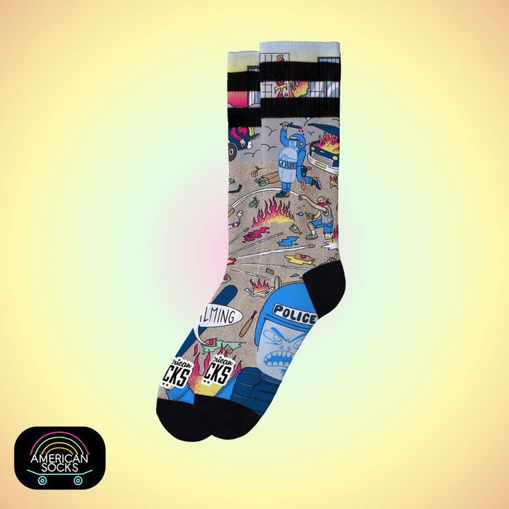 Américan Socks Chaussettes "Mayhem" - Mid High