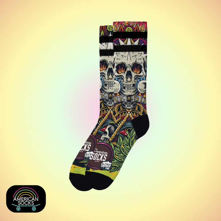 Américan Socks Chaussettes "Moshpit" - Mid High
