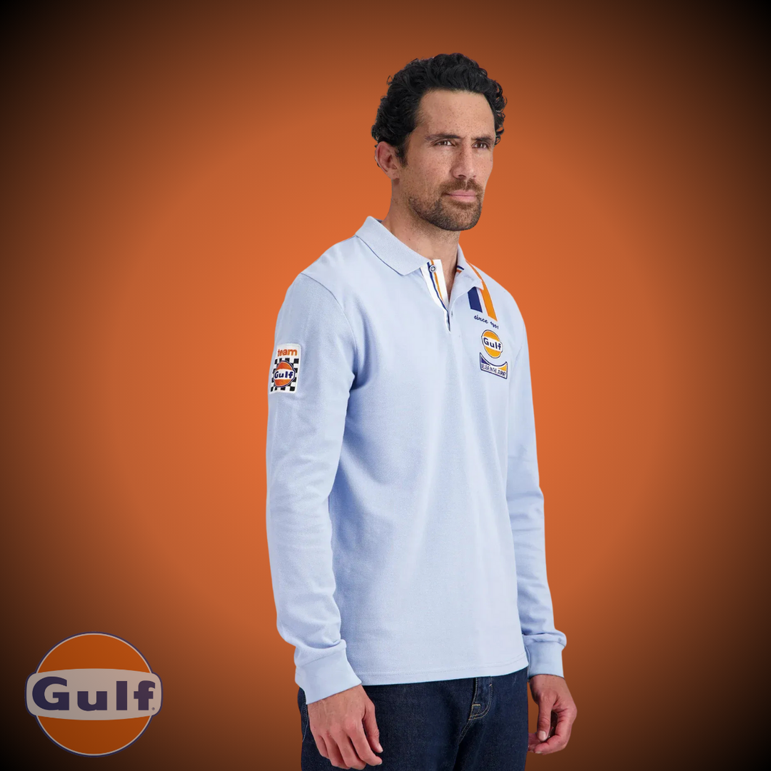 Gulf Polo "Legend" Manches Longues - Light Blue