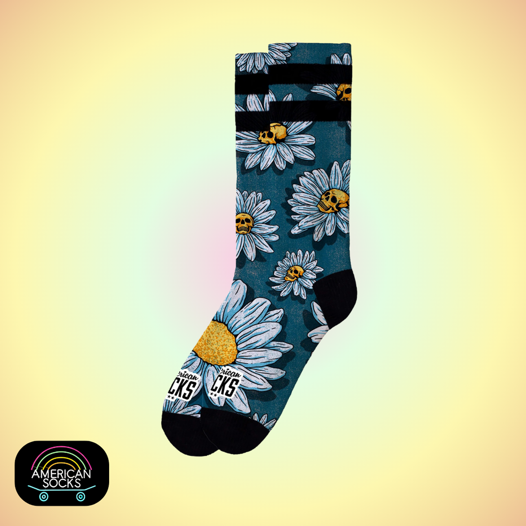 Américan Socks Chaussettes "Daisies" - Mid High