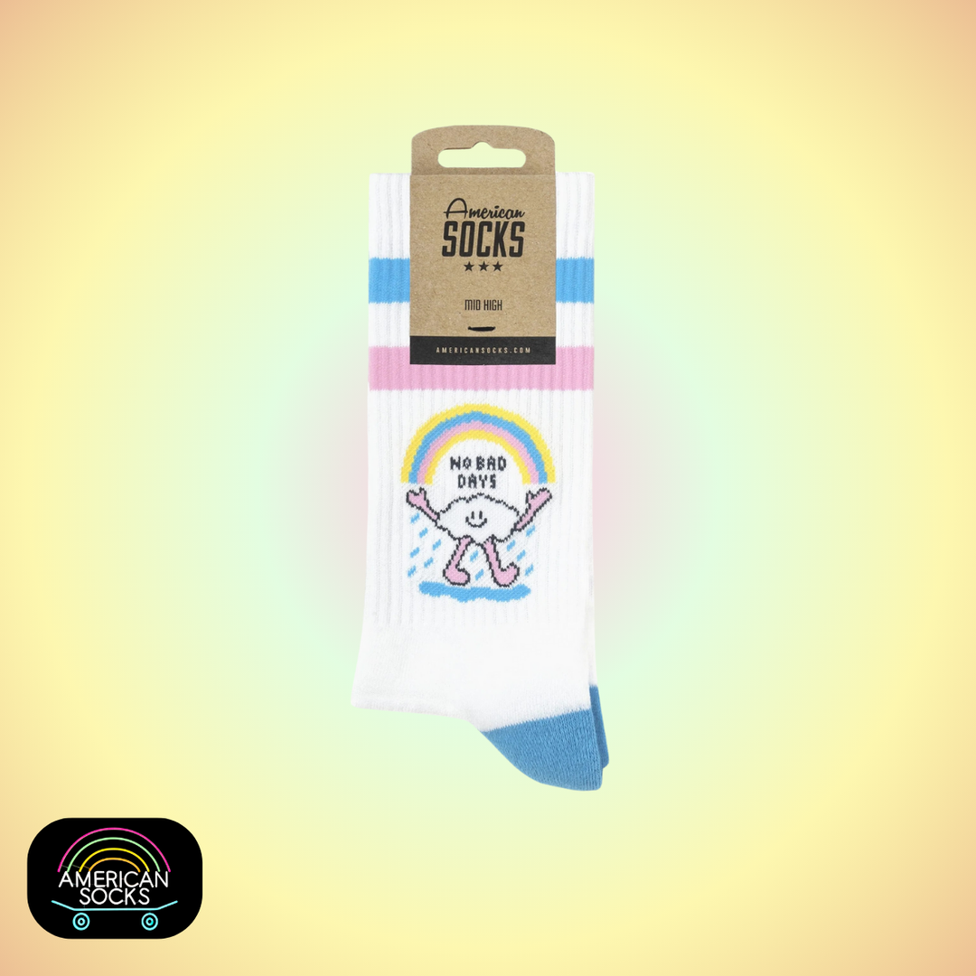 Américan Socks Chaussettes "No Bad Days" - Mid High - Taille Unique