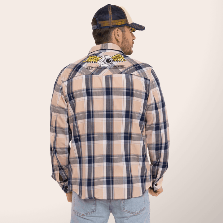 Von Dutch Chemise "Ethan" - Von Dutch Chemise Ethan, un incontournable de votre vestiaire. Confectionnée en 100% coton, elle offre confort et respirabilité tout au long de la journée.