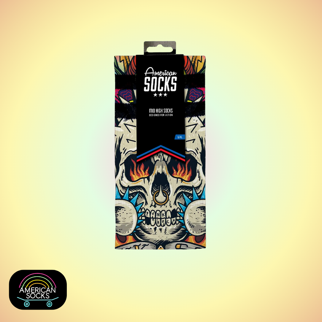 Américan Socks Chaussettes "Moshpit" - Mid High