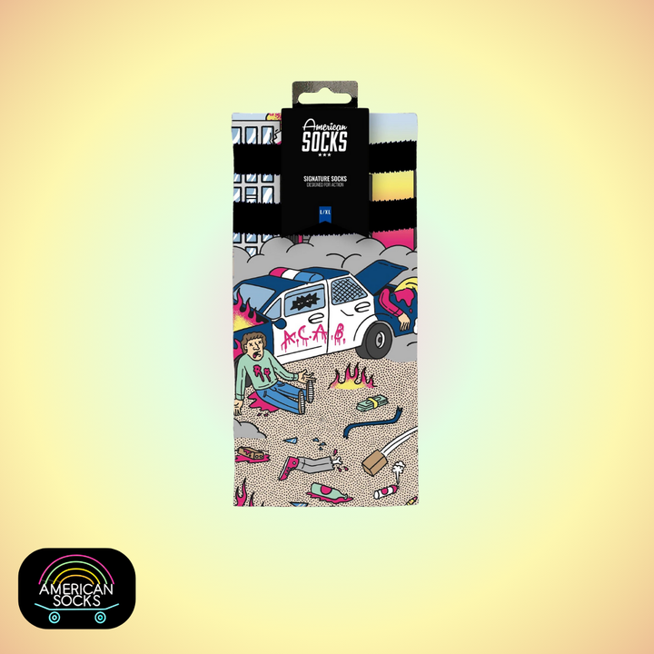 Américan Socks Chaussettes "Mayhem" - Mid High