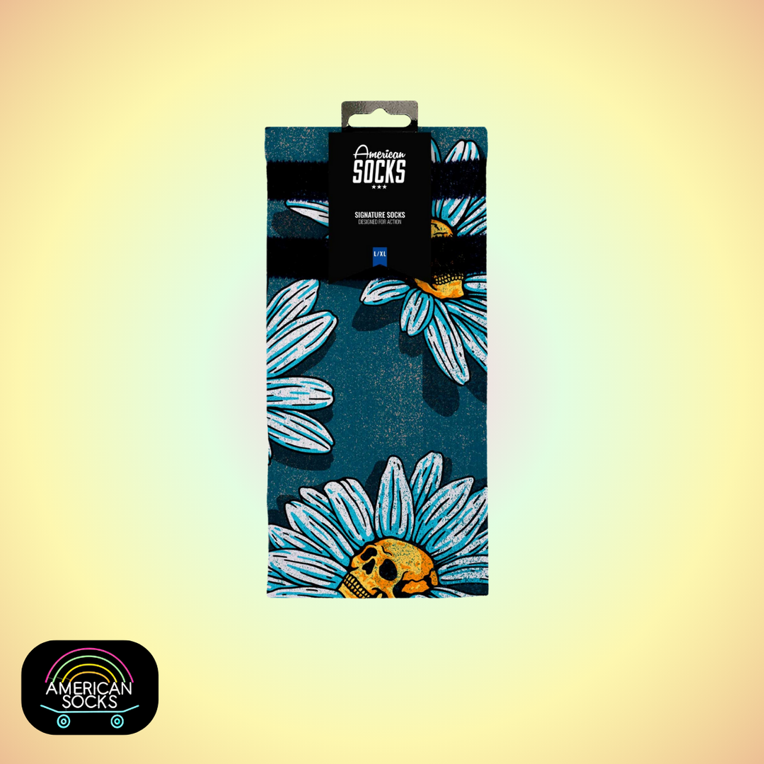 Américan Socks Chaussettes "Daisies" - Mid High