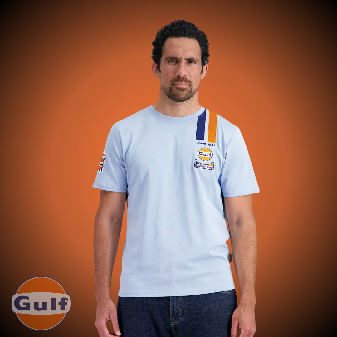 Gulf Tee Shirt "Legend" - Light Blue
