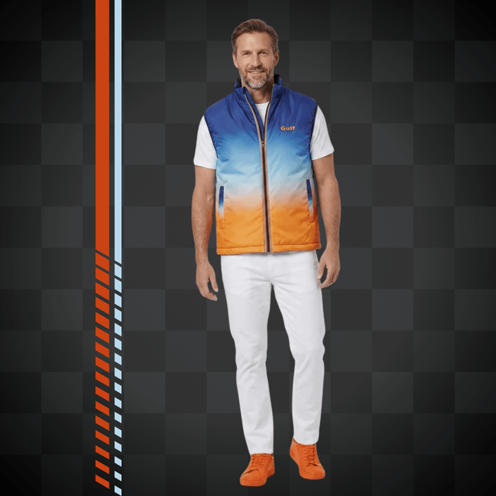 Gulf Bodywarmer Reverso "Gradient Tech" - Gulf Bodywarmer Reverso "Gradient Tech" - Gulf Bodywarmer Reverso "Gradient Tech" – Gilet réversible 100% polyester. - Esprit Pilote
