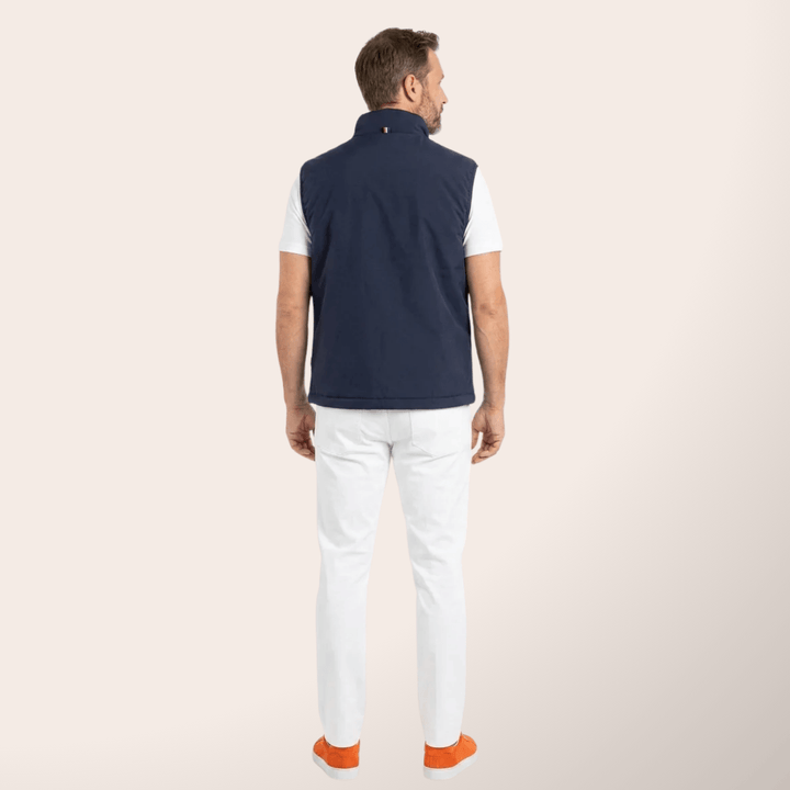 Gulf Bodywarmer Reverso "Gradient Tech" - Gulf Bodywarmer Reverso "Gradient Tech" - Gulf Bodywarmer Reverso "Gradient Tech" – Gilet réversible 100% polyester. - Esprit Pilote