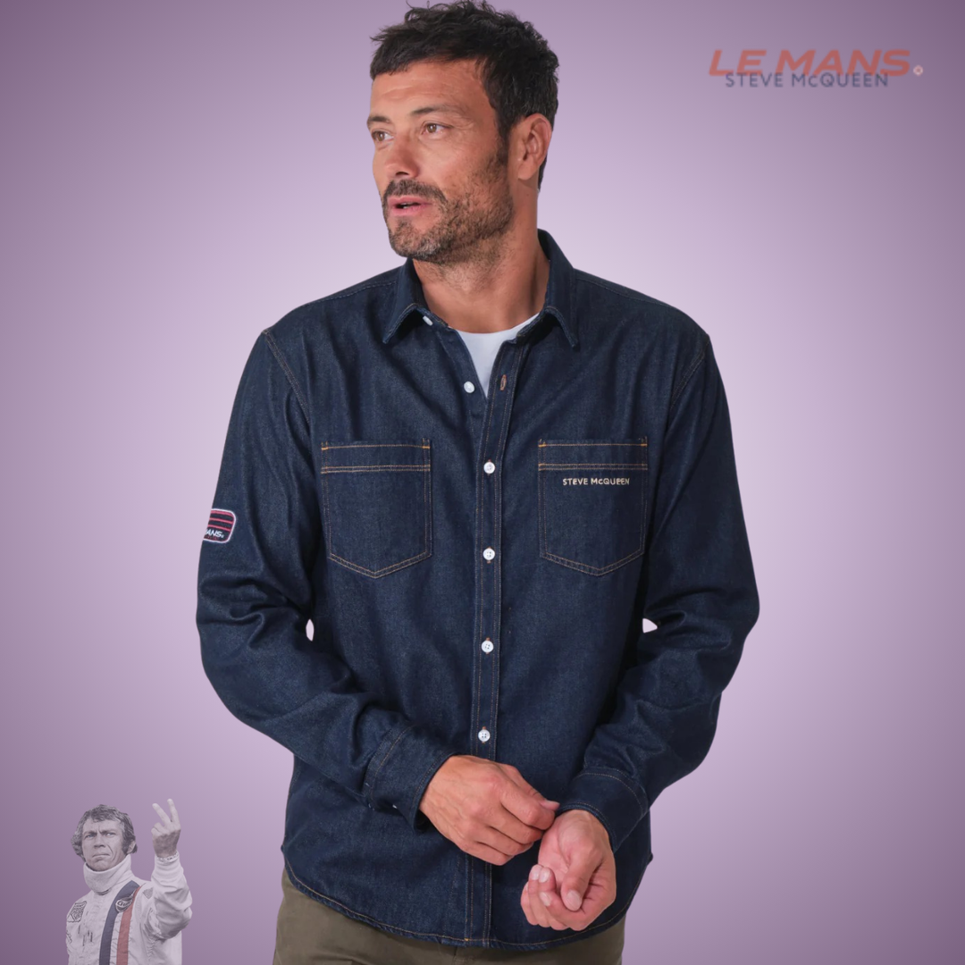 SMQ Chemise "Varsity Denim"