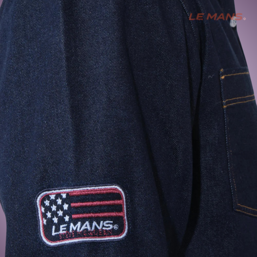 SMQ Chemise "Varsity Denim"