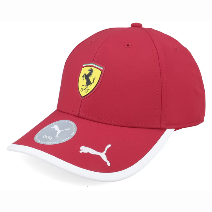 Scuderia Ferrari Casquette 2025 "Logo" Dark Cherry