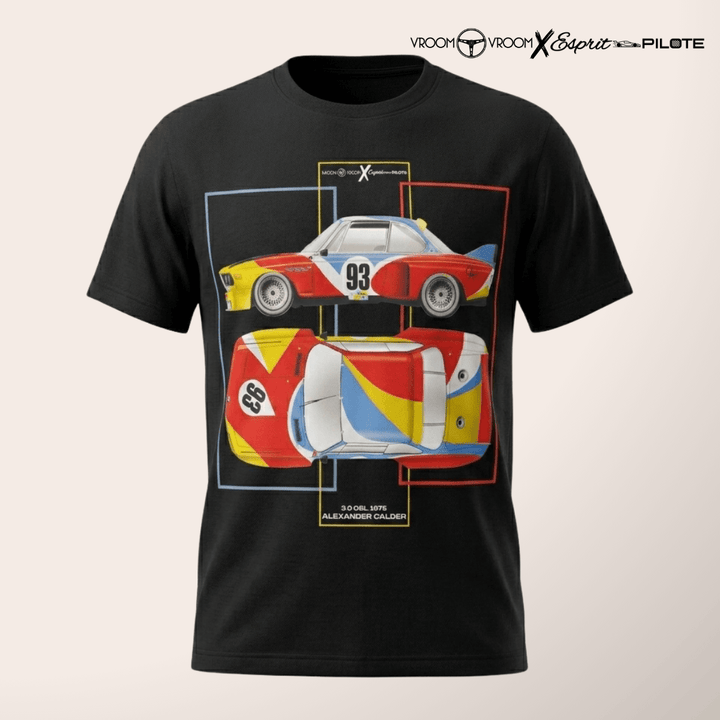 Vroom Vroom x Esprit Pilote Tee Shirt 3.0 CSL "Alexander Calder 1975" - Affirmez votre look avec le tee shirt Vroom Vroom x Esprit Pilote 3.0 CSL "Alexander Calder 1975" - Dessiné par Esprit Pilote pour Vroom Vroom - T-Shirts - Esprit Pilote