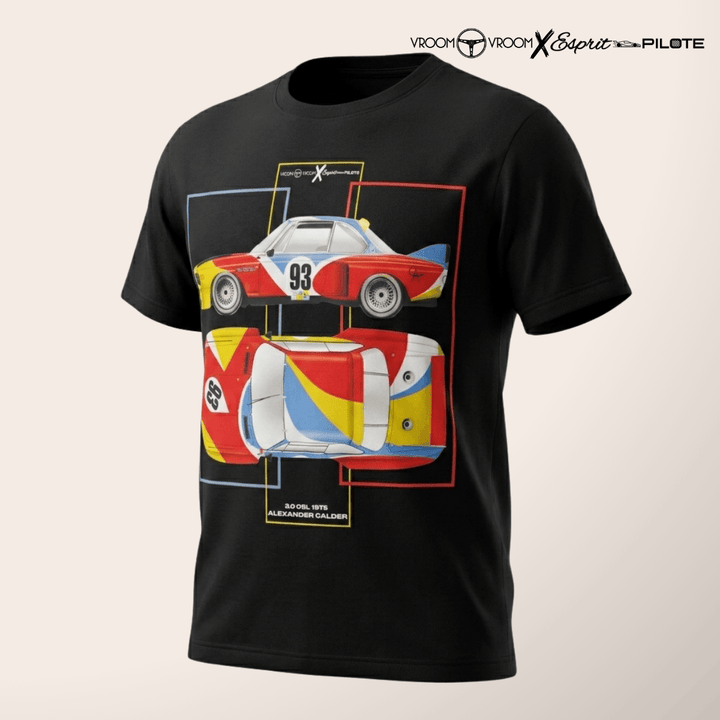 Vroom Vroom x Esprit Pilote Tee Shirt 3.0 CSL "Alexander Calder 1975" - Affirmez votre look avec le tee shirt Vroom Vroom x Esprit Pilote 3.0 CSL "Alexander Calder 1975" - Dessiné par Esprit Pilote pour Vroom Vroom - T-Shirts - Esprit Pilote