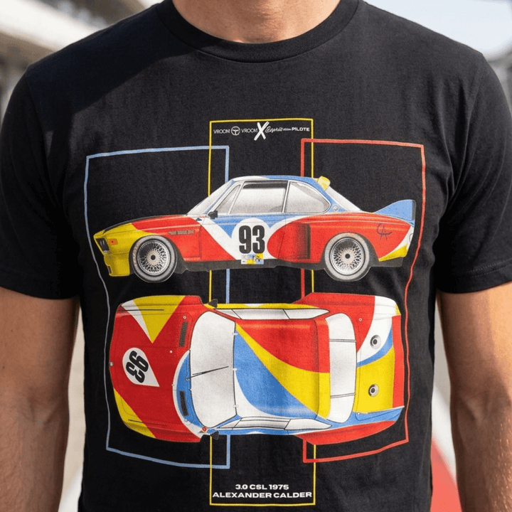 Vroom Vroom x Esprit Pilote Tee Shirt 3.0 CSL "Alexander Calder 1975" - Affirmez votre look avec le tee shirt Vroom Vroom x Esprit Pilote 3.0 CSL "Alexander Calder 1975" - Dessiné par Esprit Pilote pour Vroom Vroom - T-Shirts - Esprit Pilote