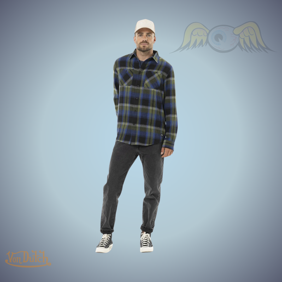 VD Chemise Flanelle "Jack" Kaki