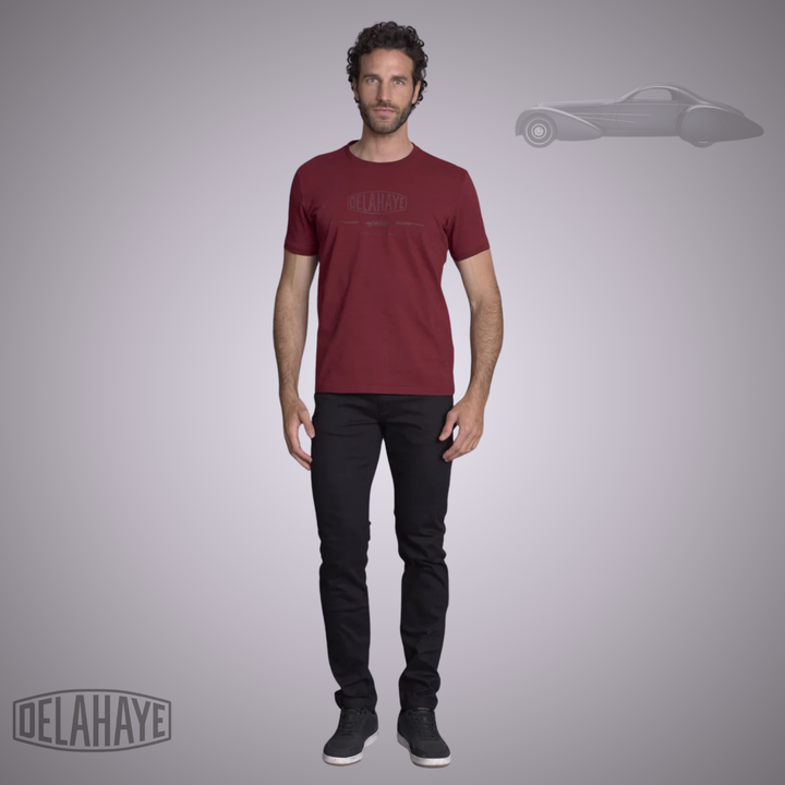 Delahaye Tee Shirt "Lovusantu" - Rubis