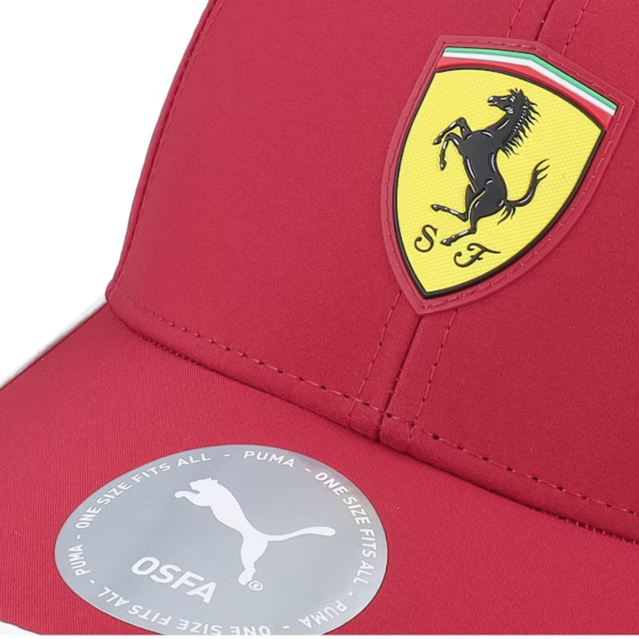 Scuderia Ferrari Casquette 2025 "Logo" Dark Cherry