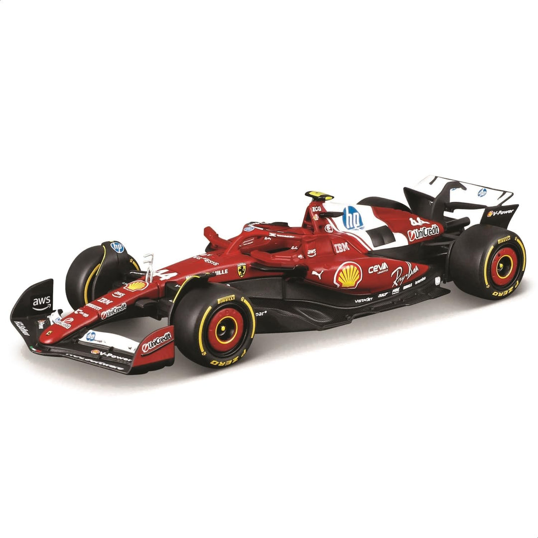 Scuderia Ferrari F1 Miniature SF25 #44 Lewis Hamilton 1:43 Scuderia Ferrari F1 Miniature SF25 44 Lewis Hamilton 1:43 Modèle réduit diecast Bburago aux proportions précises et aux finitions de haute qualité. Esprit Pilote