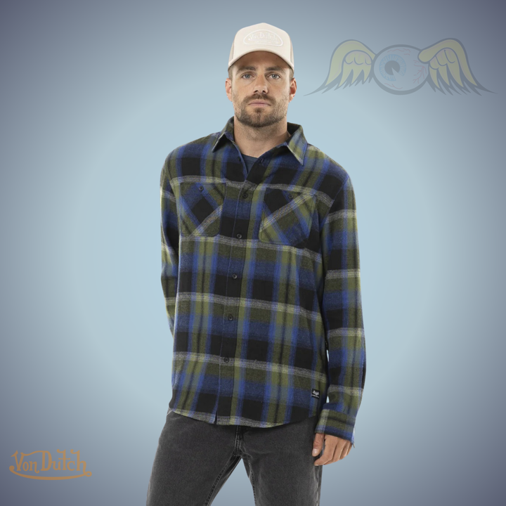 VD Chemise Flanelle "Jack" Kaki