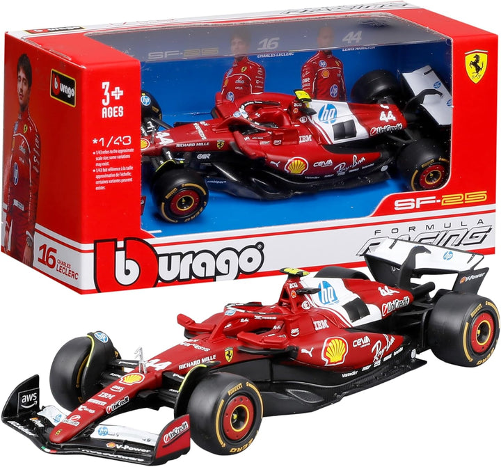 Scuderia Ferrari F1 Miniature SF25 #44 Lewis Hamilton 1:43 Scuderia Ferrari F1 Miniature SF25 44 Lewis Hamilton 1:43 Modèle réduit diecast Bburago aux proportions précises et aux finitions de haute qualité. Esprit Pilote