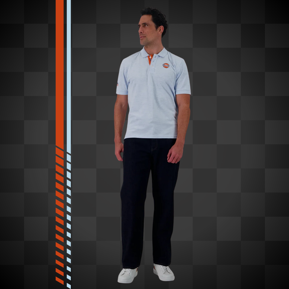 Gulf Polo "Signature" - Gulf Polo "Signature" - Polo signature en piqué 200 g alliant style et confort. Composition 80% coton, 20% polyester.