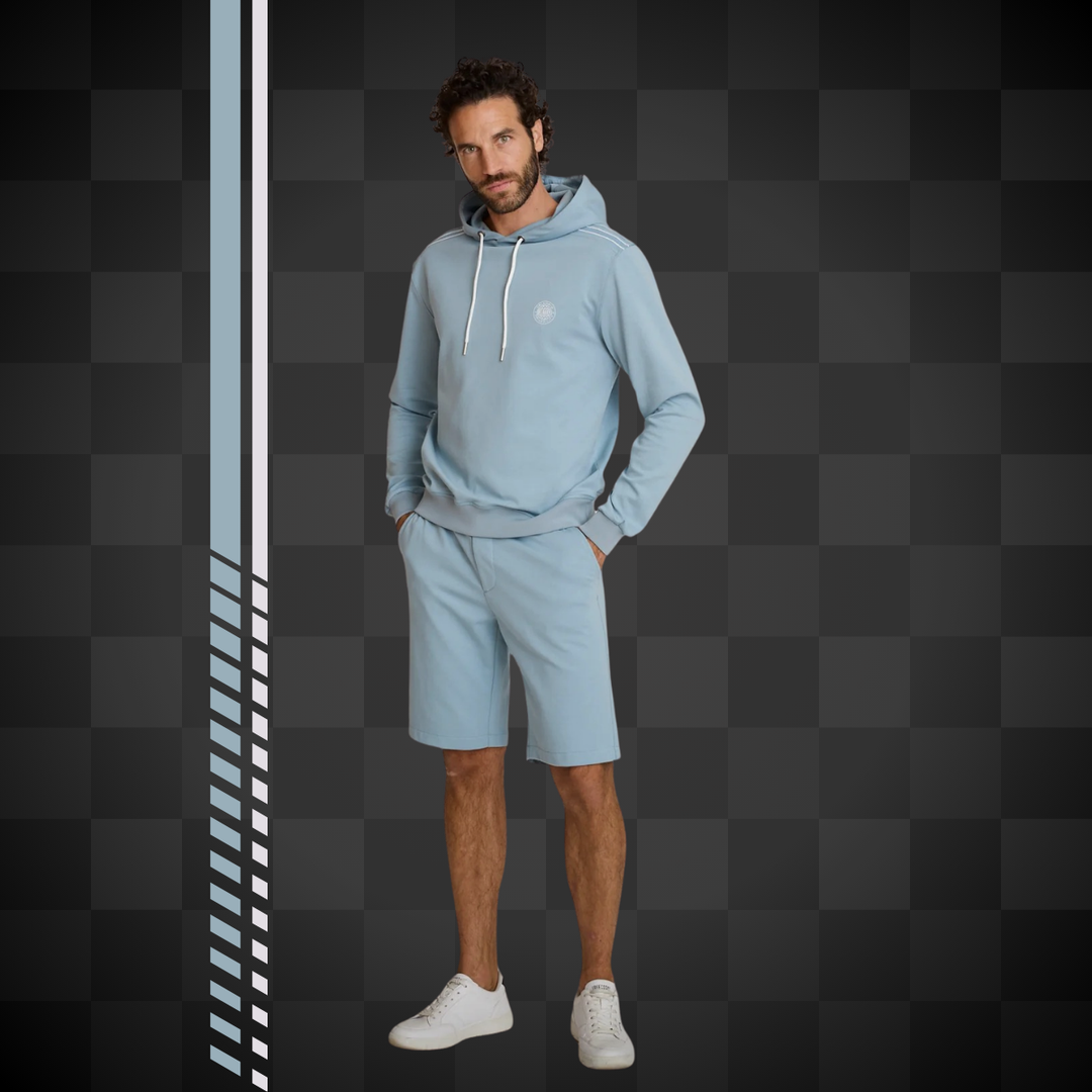 Delahaye Sweat "Ecume" - Delahaye Sweat Ecume en coton majoritaire (54%), polyester et spandex pour confort et durabilité. Logo poitrine en 3D pour un style distinctif. - Esprit Pilote