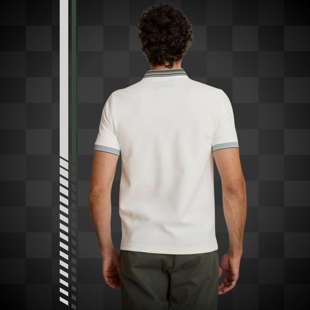 Delahaye Polo Maillé "Lemurzim" - Delahaye Polo Maillé Lemurzim de la collection Gentleman Driver. Confectionné en coton à maille fine, il offre douceur et tenue impeccable. - Esprit Pilote