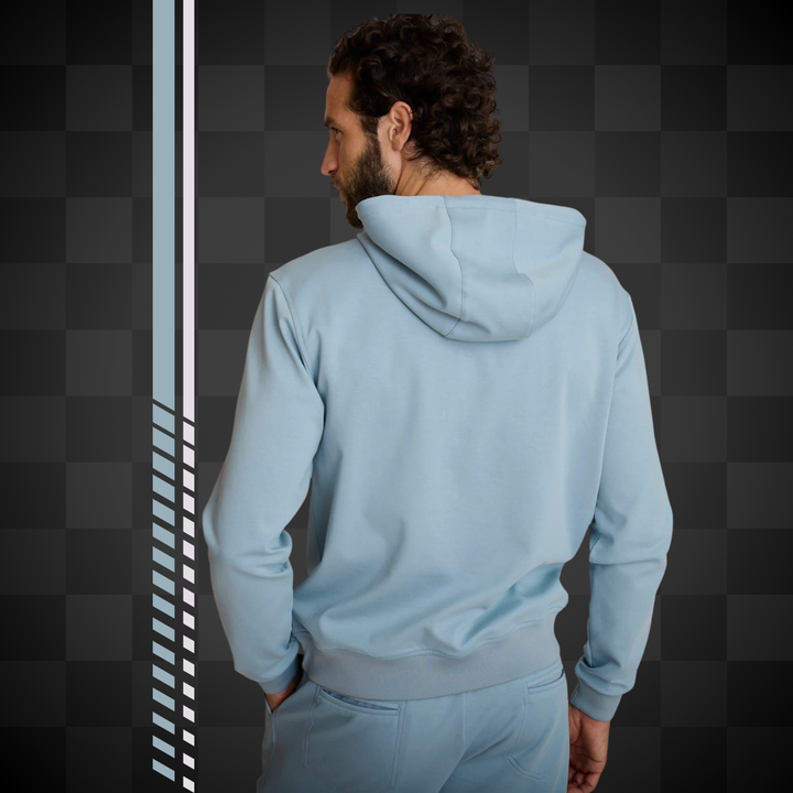 Delahaye Sweat "Ecume" - Delahaye Sweat Ecume en coton majoritaire (54%), polyester et spandex pour confort et durabilité. Logo poitrine en 3D pour un style distinctif. - Esprit Pilote