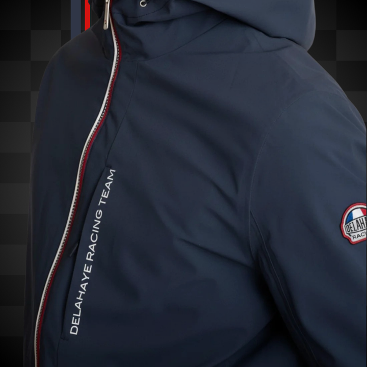 Delahaye Imperméable "Venatici" - Veste bleu marine homme. Coupe regular, 100% polyester. Alliant protection optimale et élégance sport chic. - Esprit Pilote